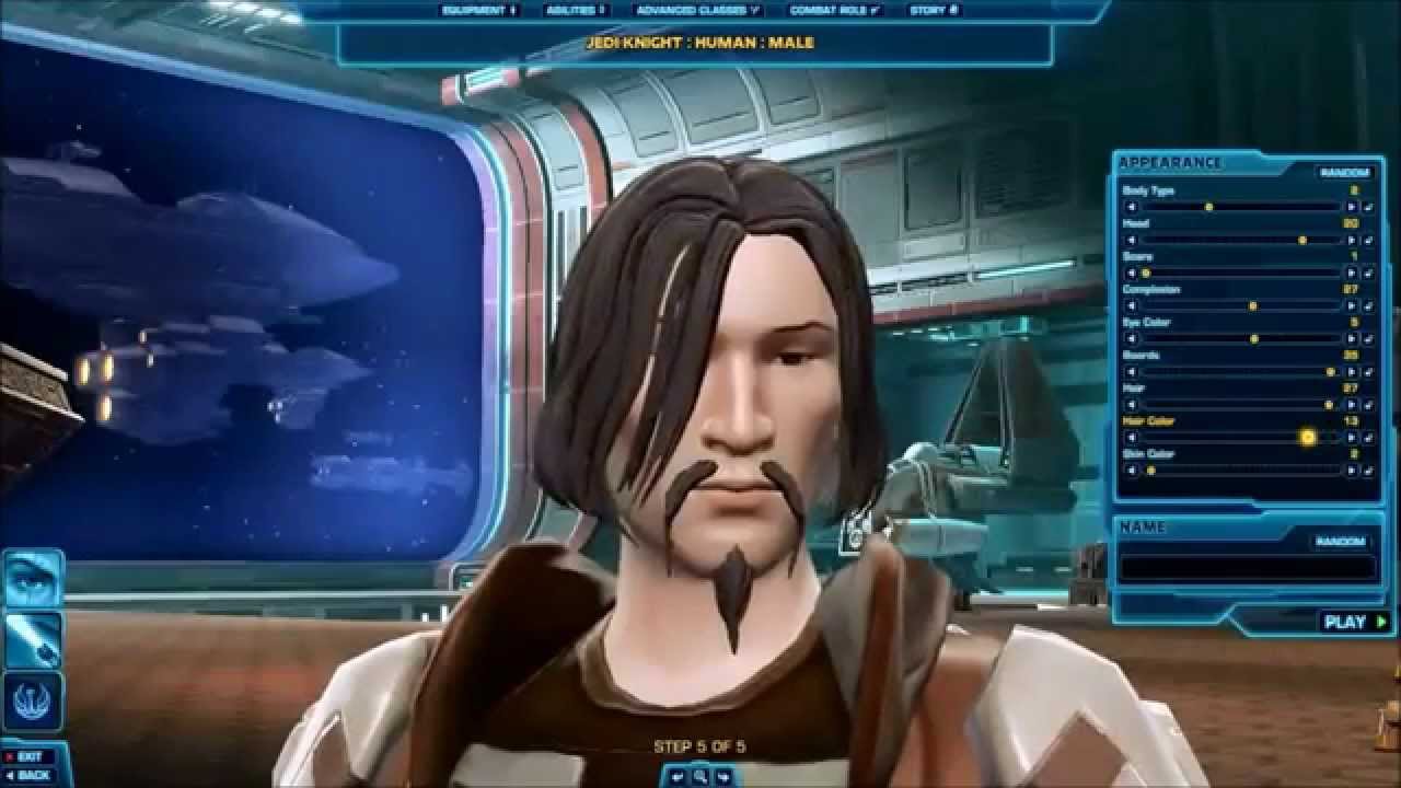 the old republic character creation